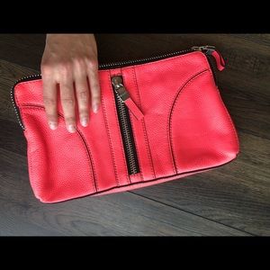 Milly pink clutch purse